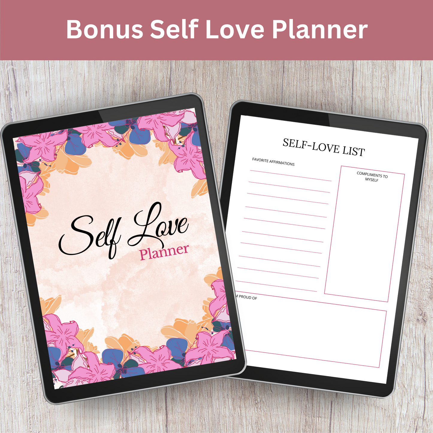 PLR Self Love Stickers