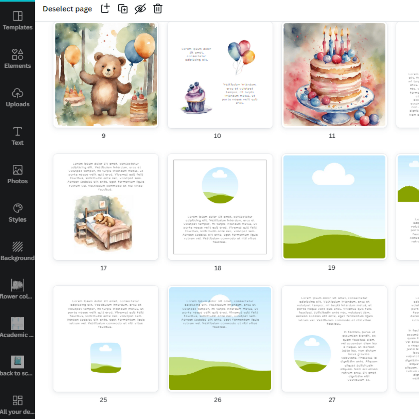 Picture Book Template