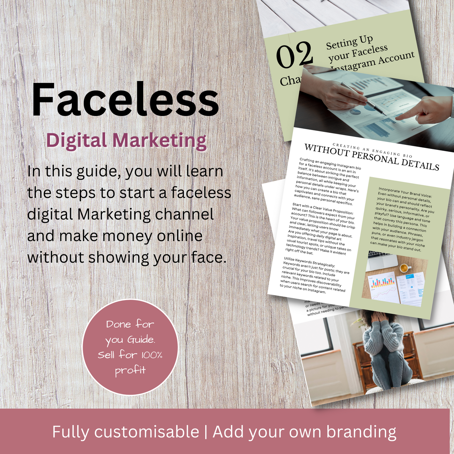 PLR Faceless Digital Marketing Guide